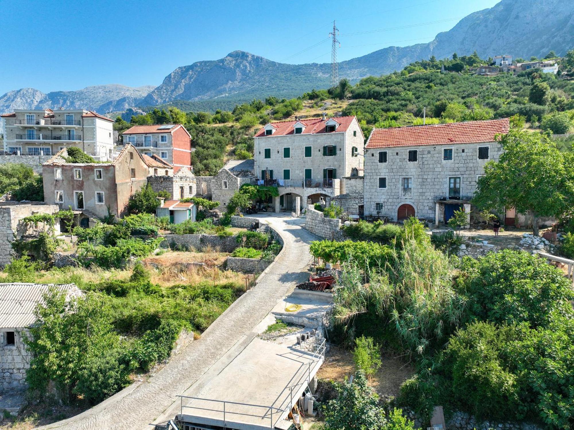 Stone House Kurtic Stara Podgora Villa Exteriör bild